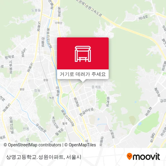 상명고등학교.성원아파트 지도