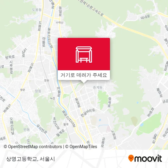 상명고등학교 지도