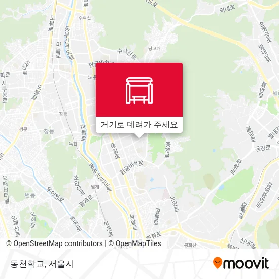 동천학교 지도