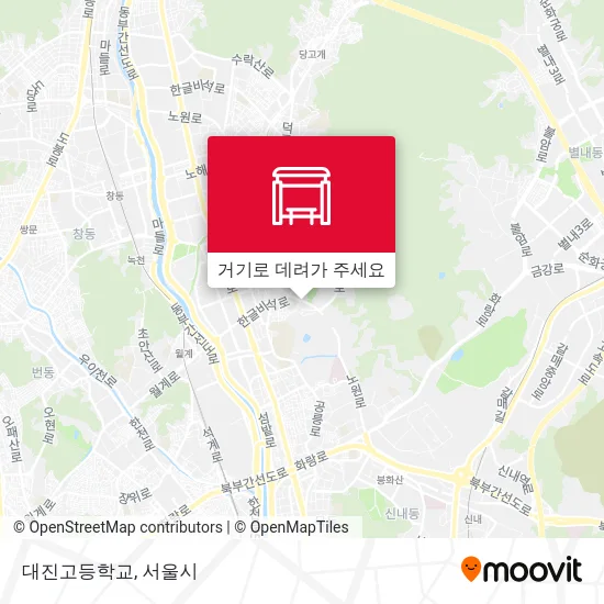 대진고등학교 지도