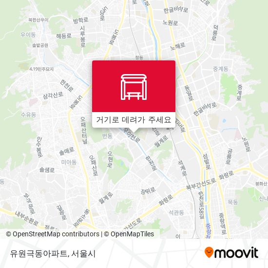 유원극동아파트 지도