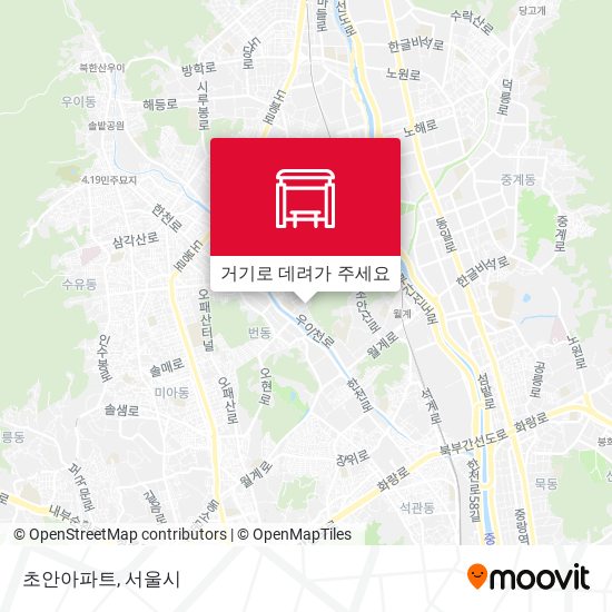 초안아파트 지도