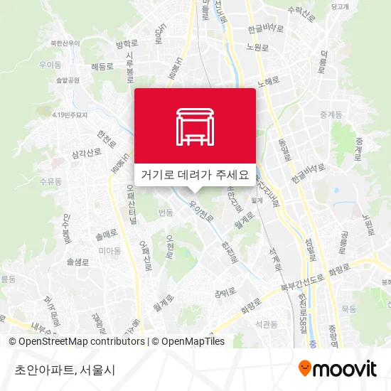 초안아파트 지도