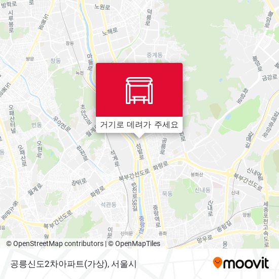 공릉신도2차아파트(가상) 지도