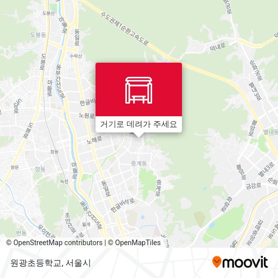 원광초등학교 지도