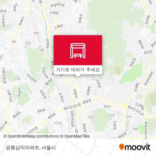 공릉삼익아파트 지도