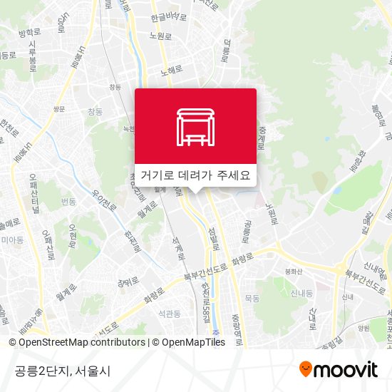 공릉2단지 지도