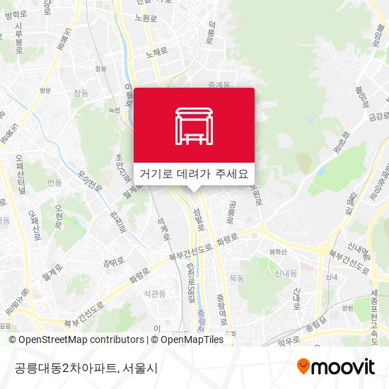 공릉대동2차아파트 지도