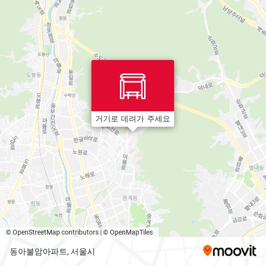 동아불암아파트 지도