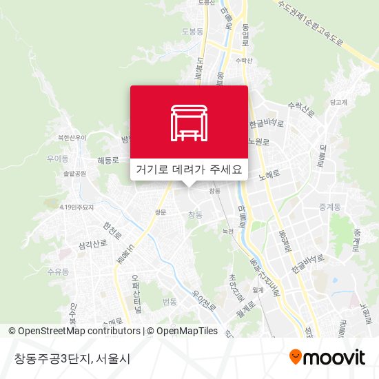 창동주공3단지 지도