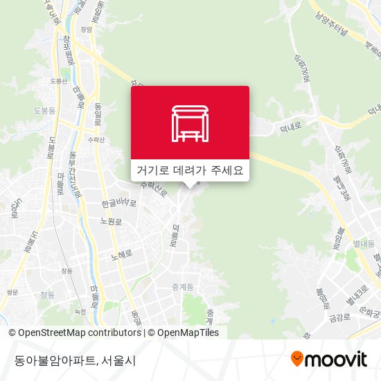 동아불암아파트 지도