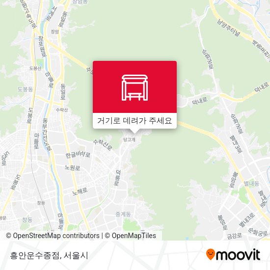 흥안운수종점 지도
