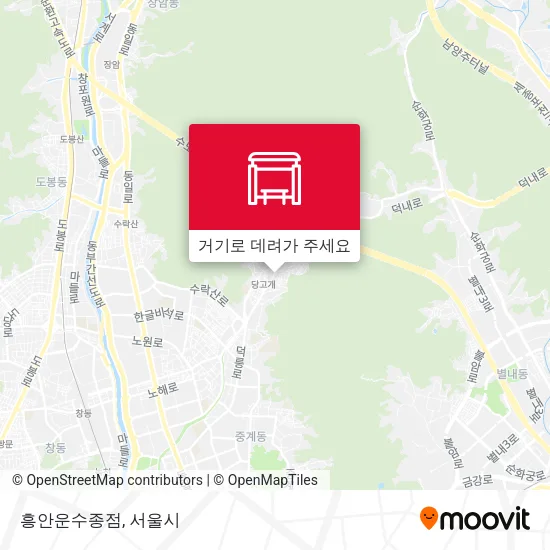 흥안운수종점 지도