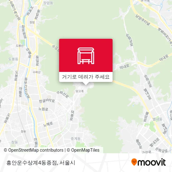 흥안운수상계4동종점 지도