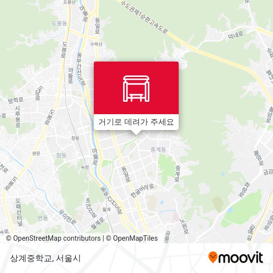 상계중학교 지도