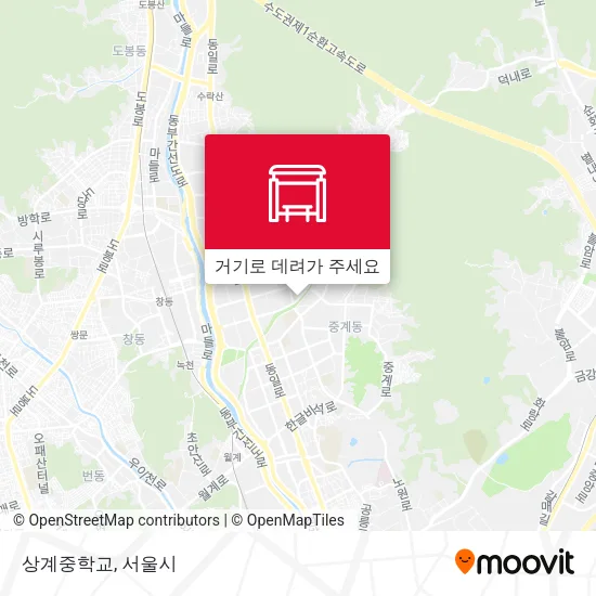 상계중학교 지도