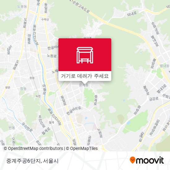 중계주공6단지 지도