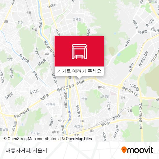 태릉사거리 지도