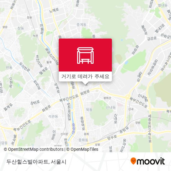 두산힐스빌아파트 지도