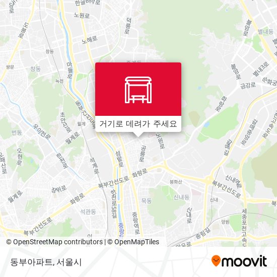 동부아파트 지도