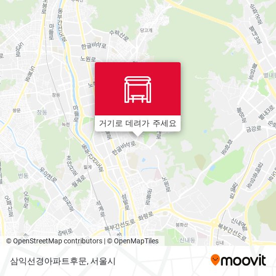 삼익선경아파트후문 지도