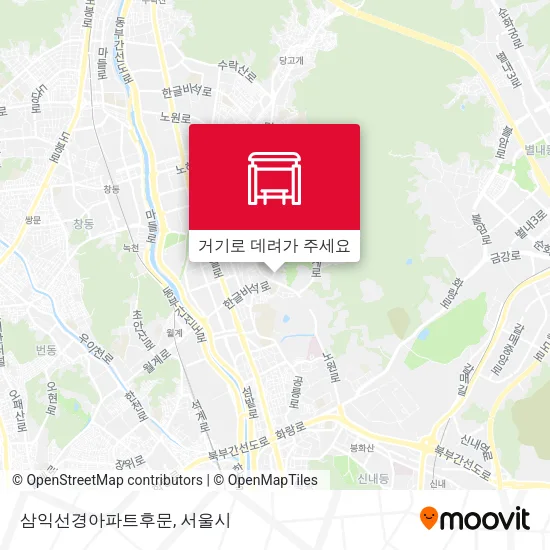삼익선경아파트후문 지도