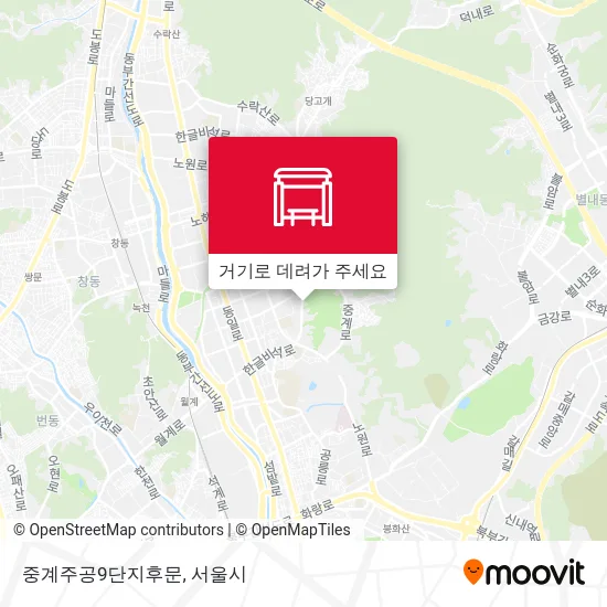 중계주공9단지후문 지도
