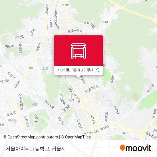 서울아이티고등학교 지도