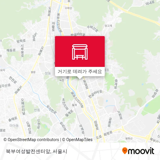 북부여성발전센터앞 지도