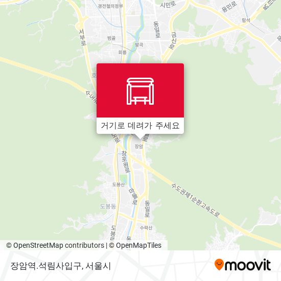 장암역.석림사입구 지도