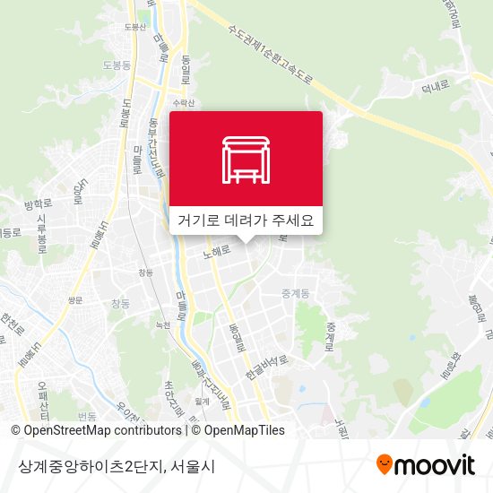 상계중앙하이츠2단지 지도
