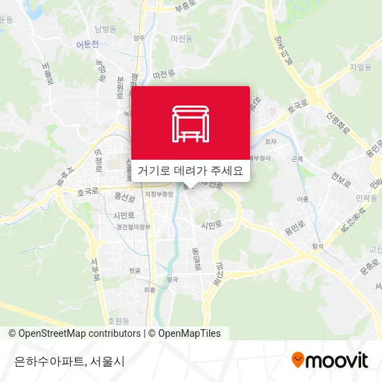 은하수아파트 지도