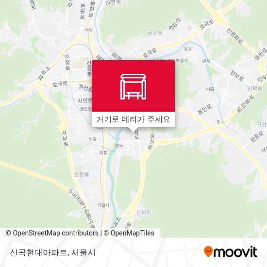 신곡현대아파트 지도