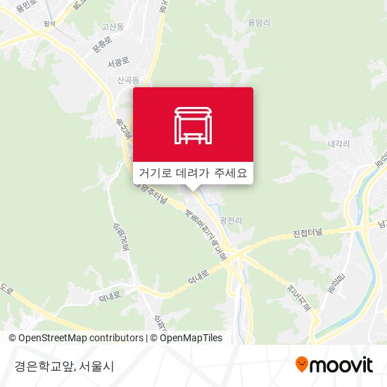 경은학교앞 지도