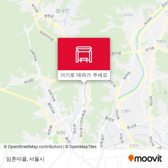 임촌마을 지도
