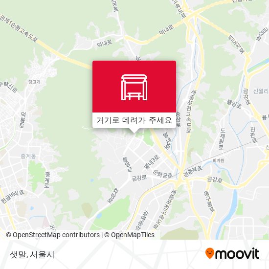 샛말 지도