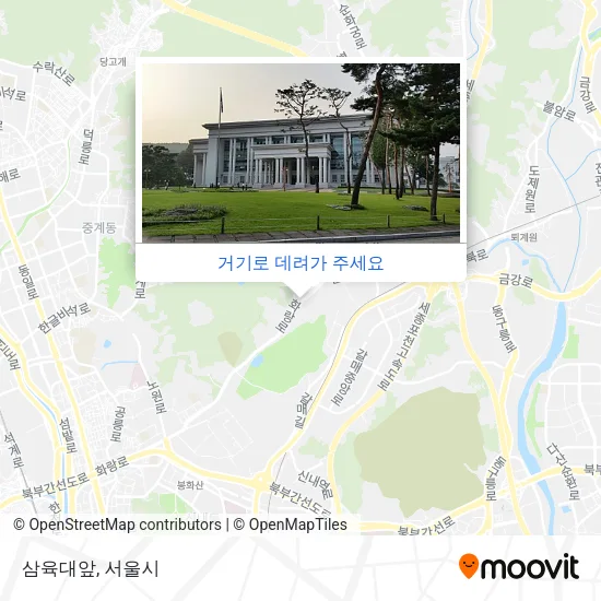 삼육대앞 지도