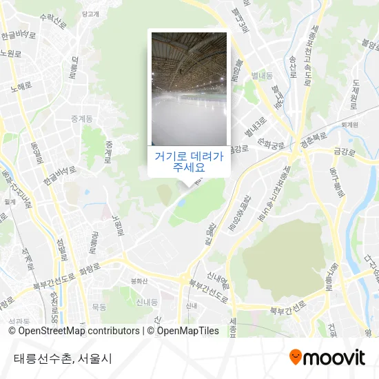 태릉선수촌 지도