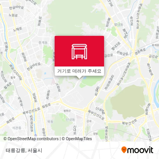 태릉강릉 지도