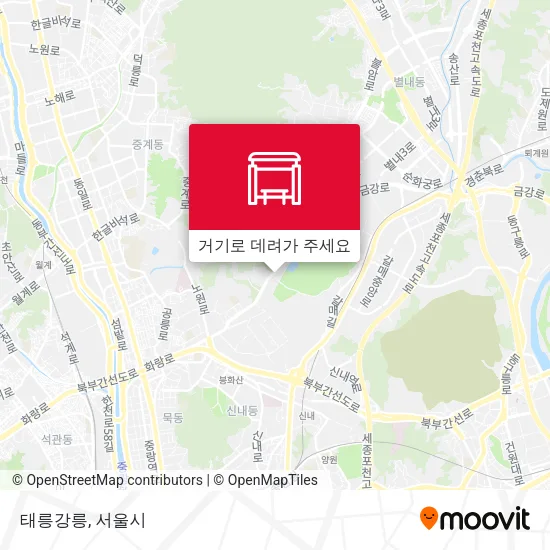 태릉강릉 지도