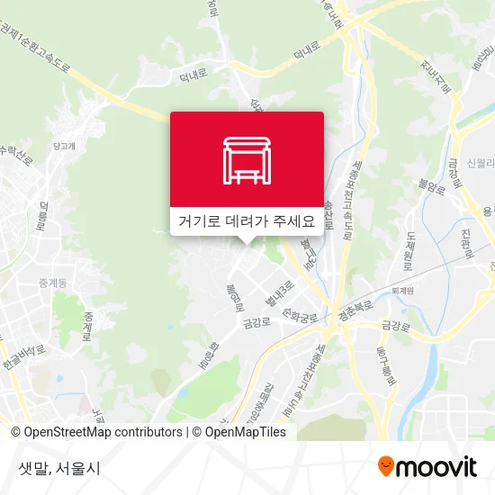샛말 지도