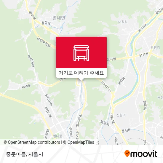 중문마을 지도