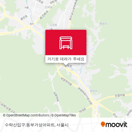 수락산입구.동부거성아파트 지도