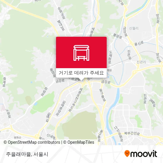 주을래마을 지도