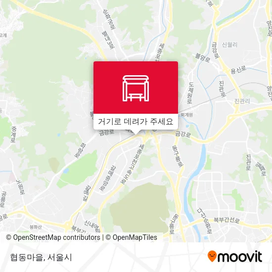 협동마을 지도