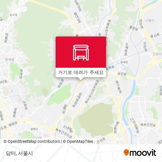 담터 지도