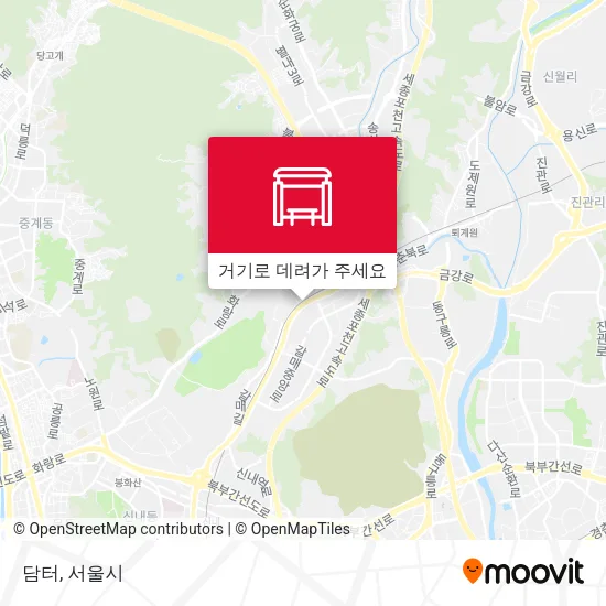 담터 지도