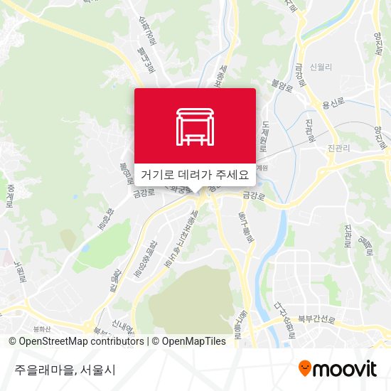 주을래마을 지도