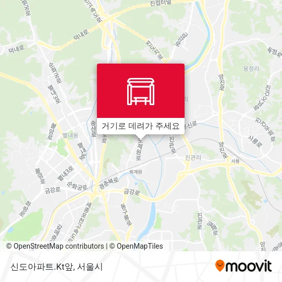 신도아파트.Kt앞 지도