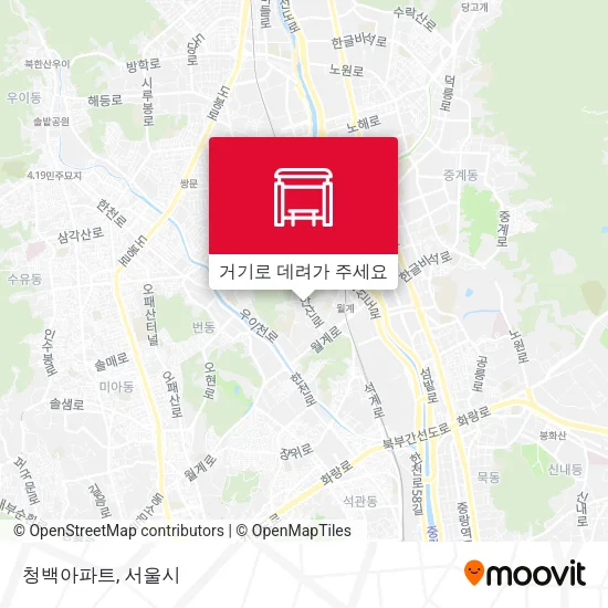청백아파트 지도